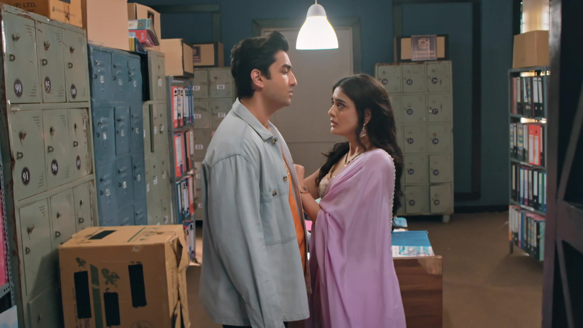 Vrinda, Angad Trapped in a Room