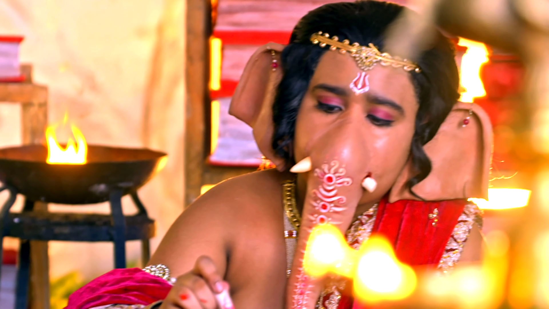 Bal Ganesh Becomes Ekadantha