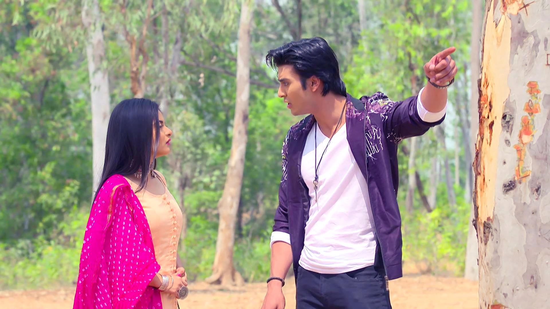 Ayush, Ishani Lost in a Jungle