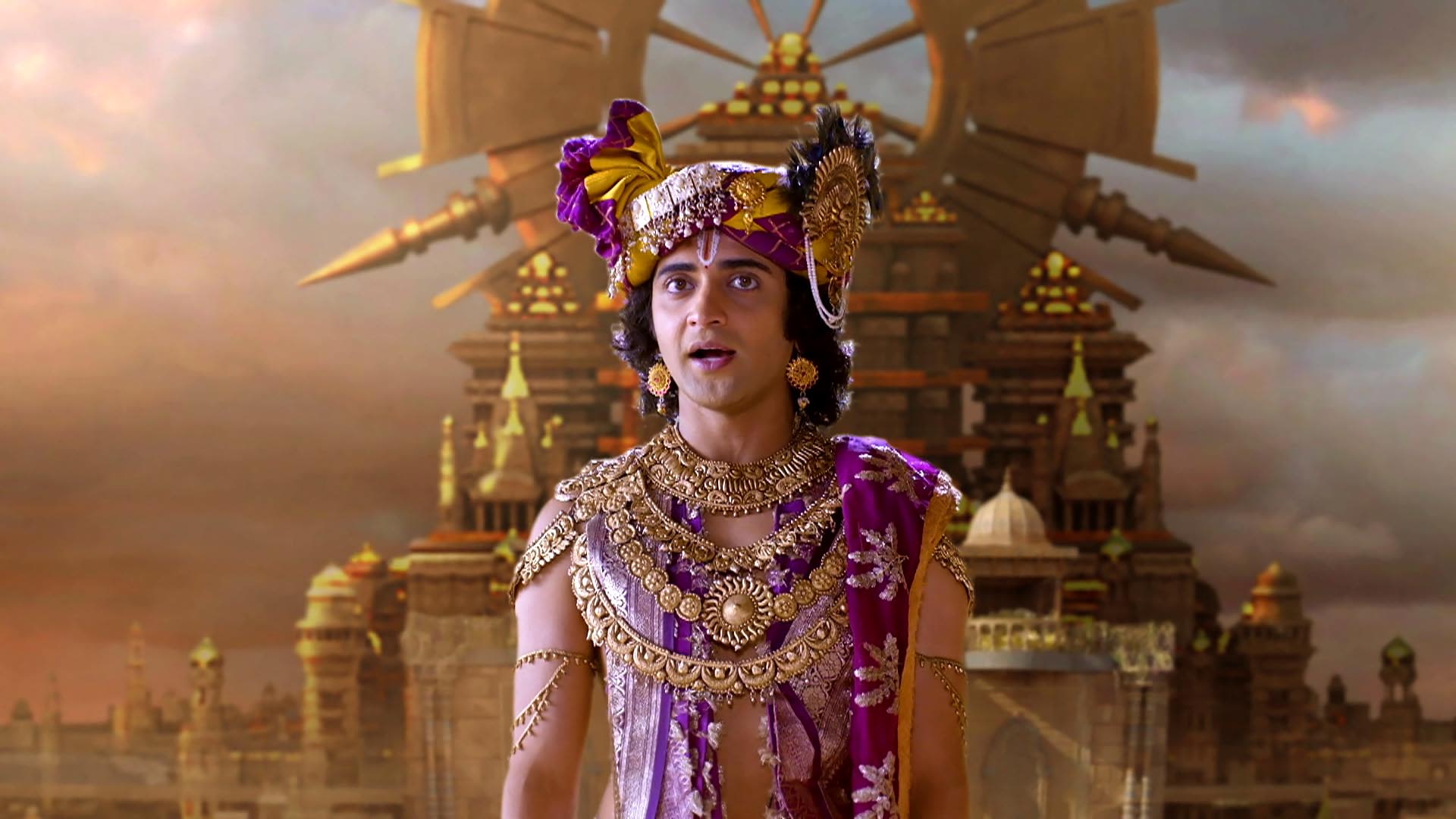 Krishna Warns Baanasura