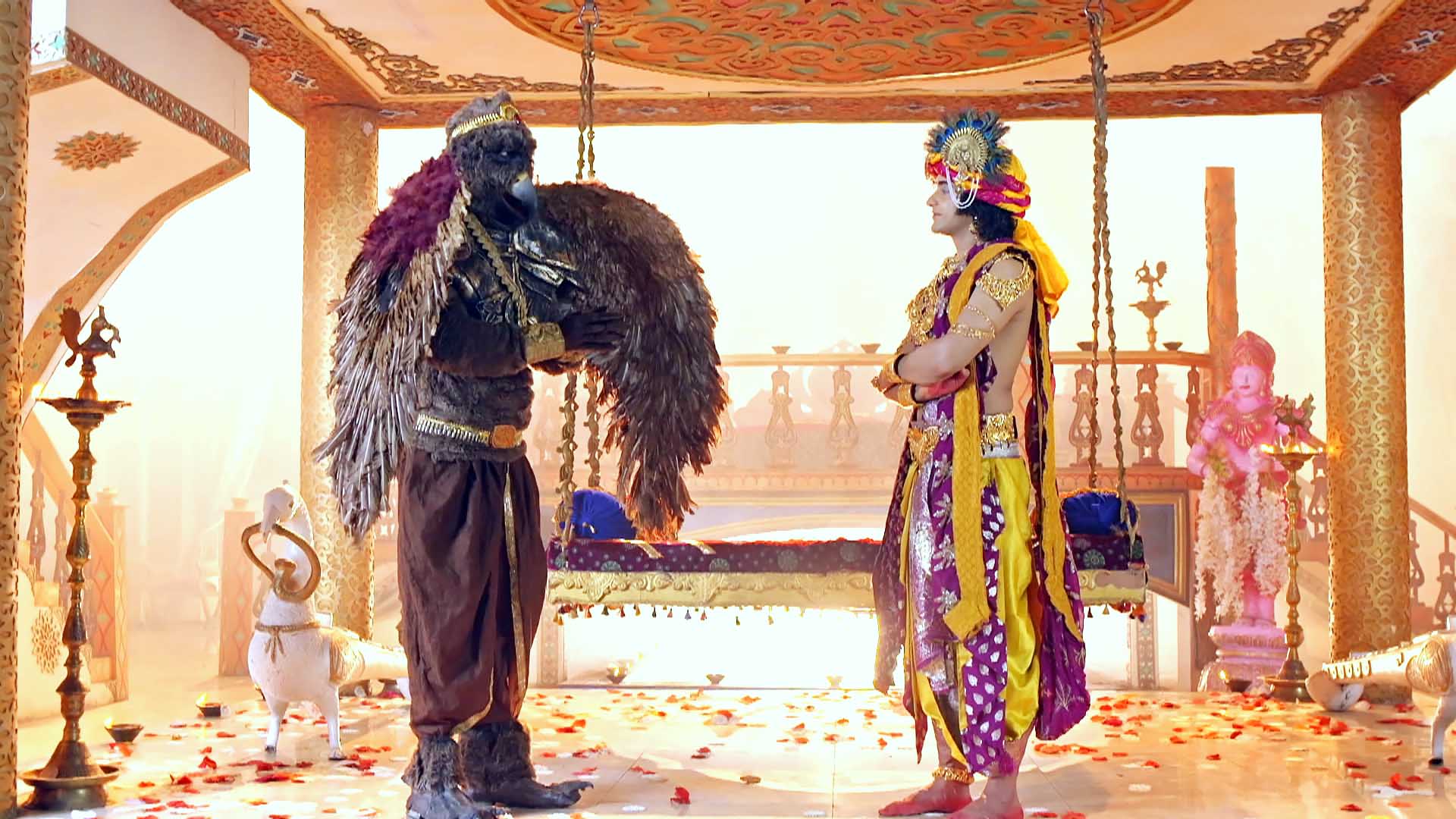 Krishna Advises Garuda