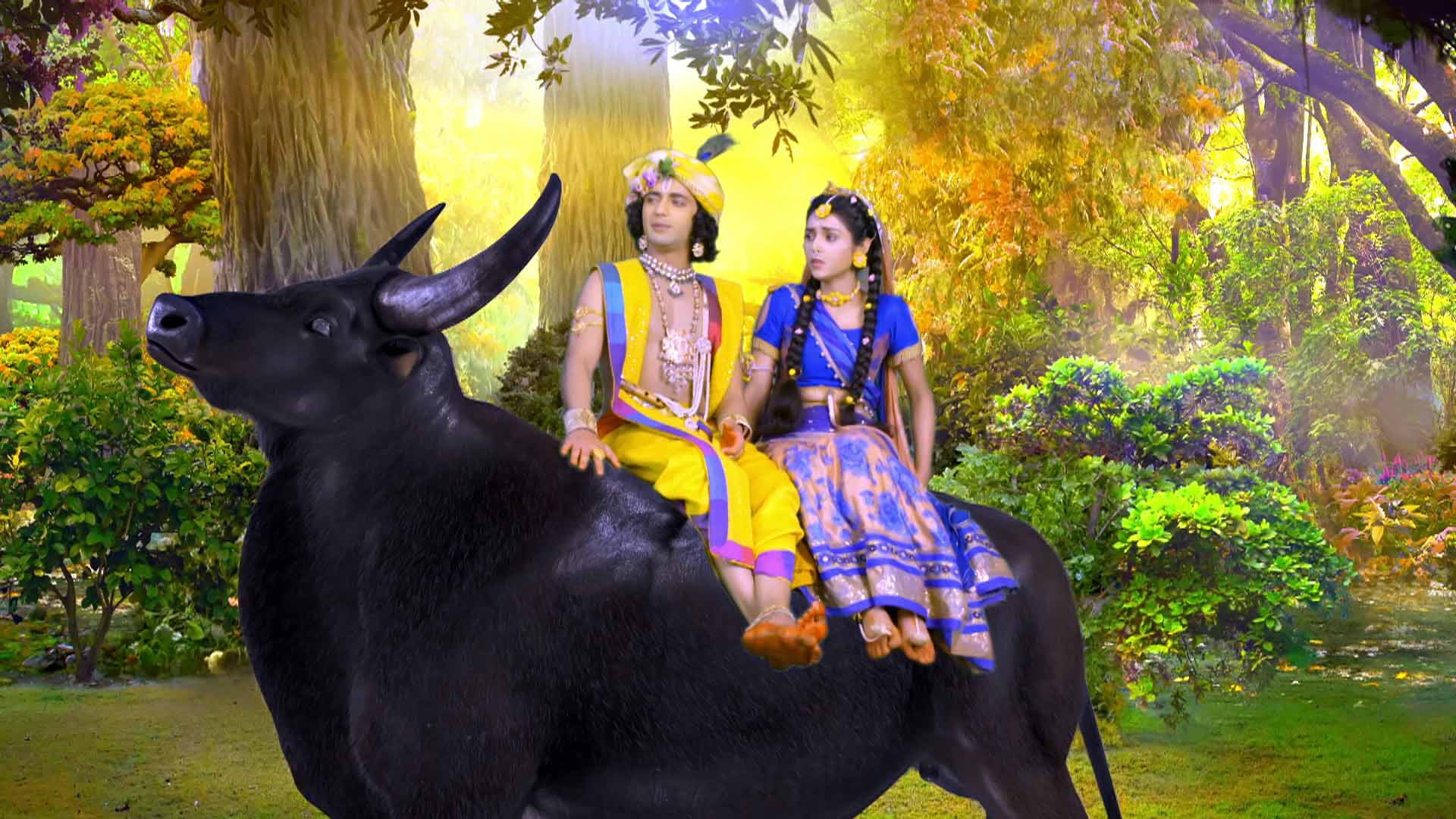 Krishna Saves Radha