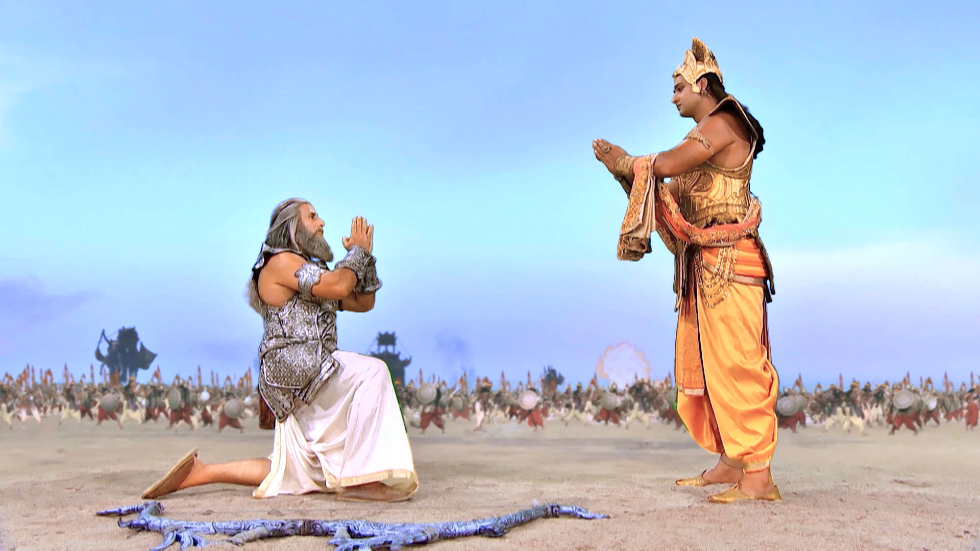 Drona Honours Krishna