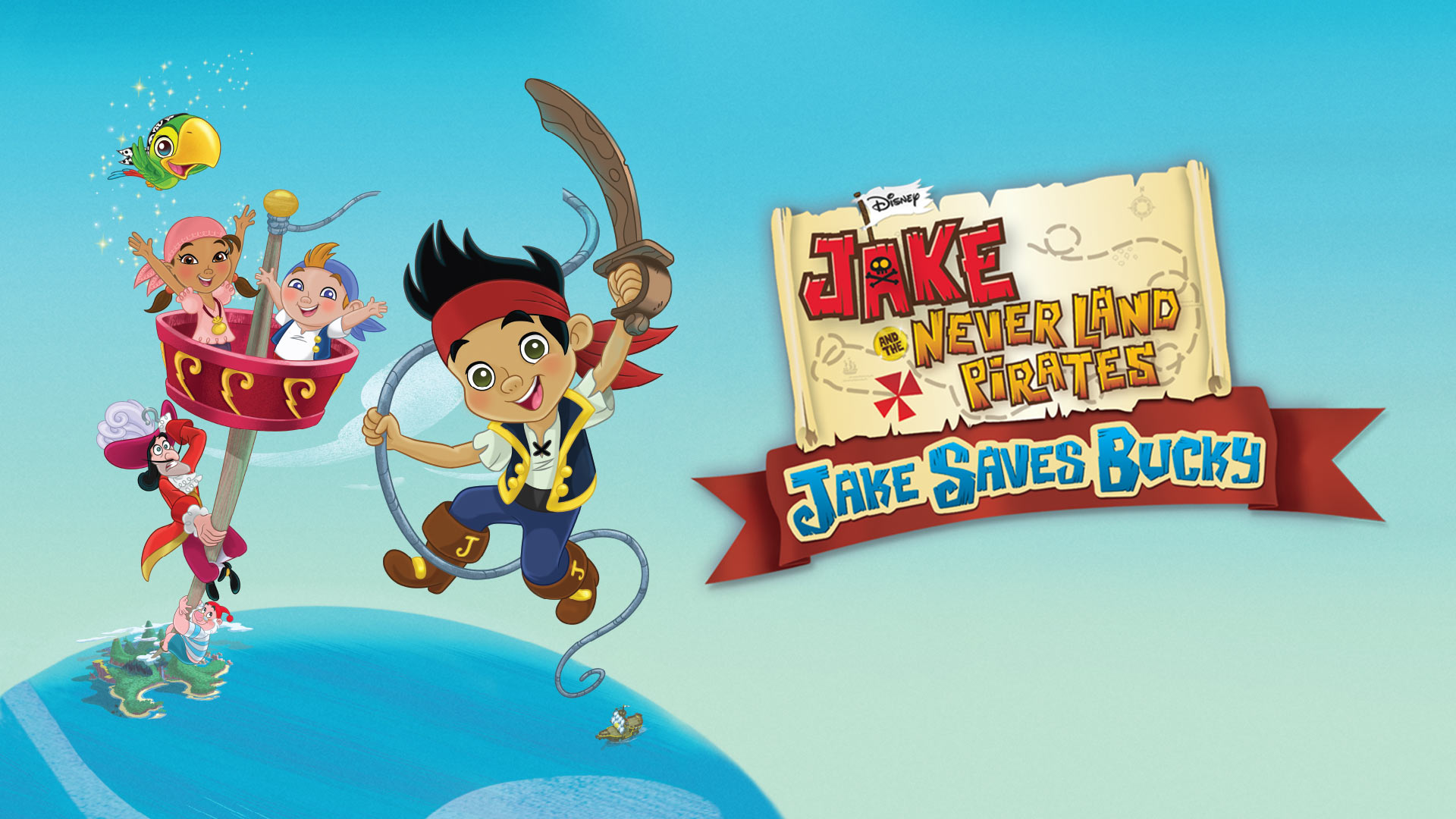 jake and the neverland pirates hd wallpaper