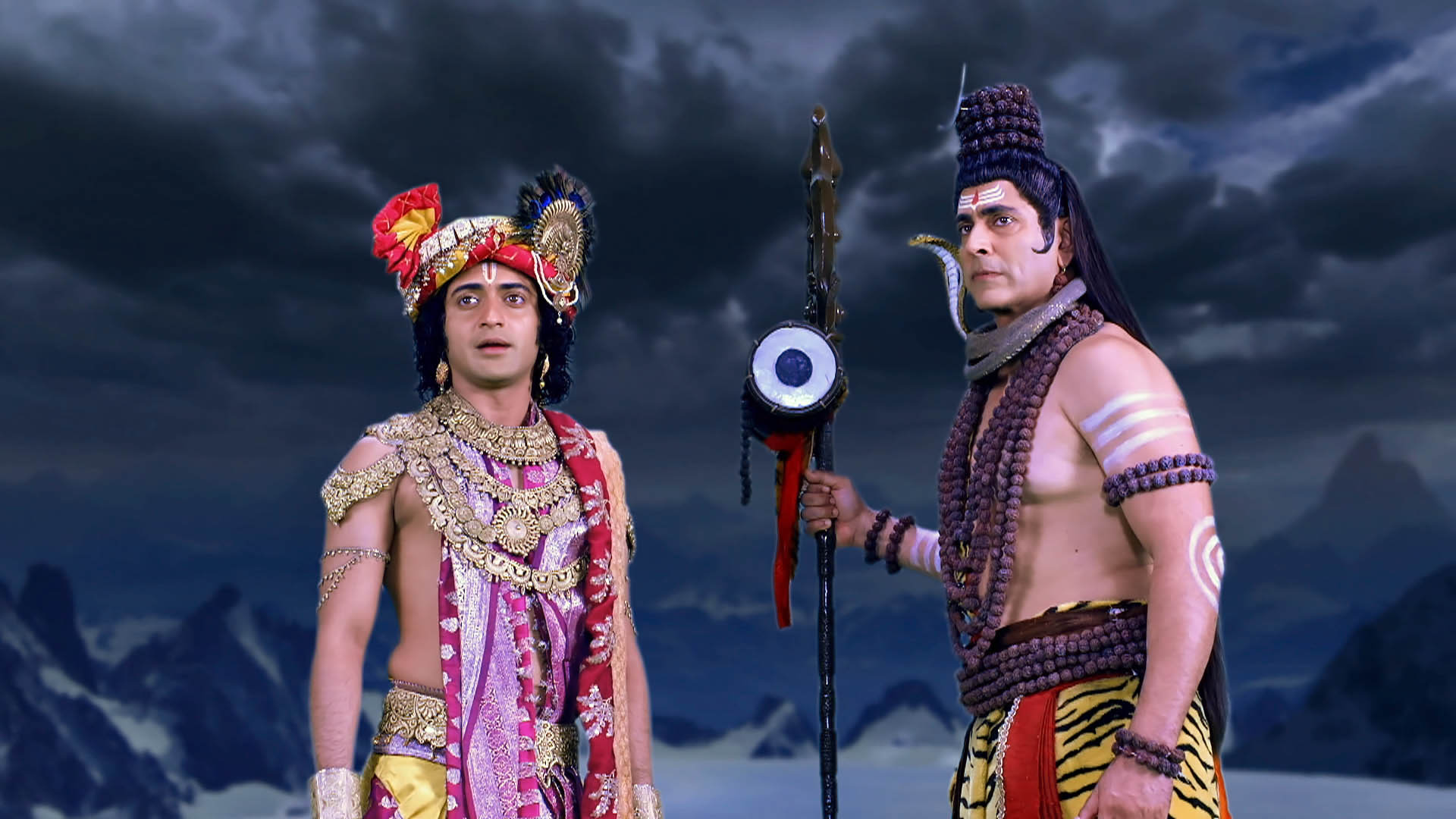 Krishna Helps Mahadeva