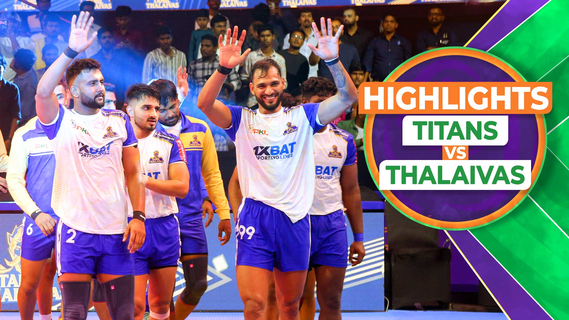 Titans 29-44 Thalaivas