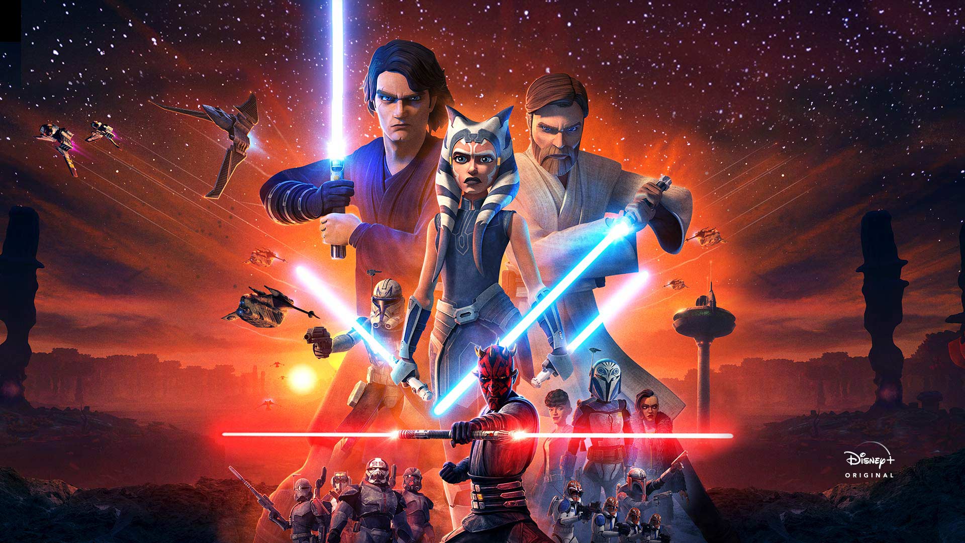 Star Wars The Clone Wars Action Series, now streaming on Disney+ Hotstar