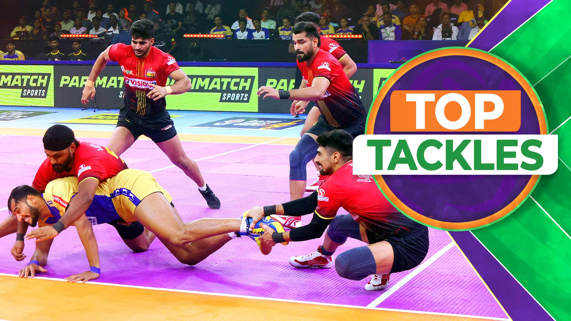 Top Tackles: Bulls vs Thalaivas