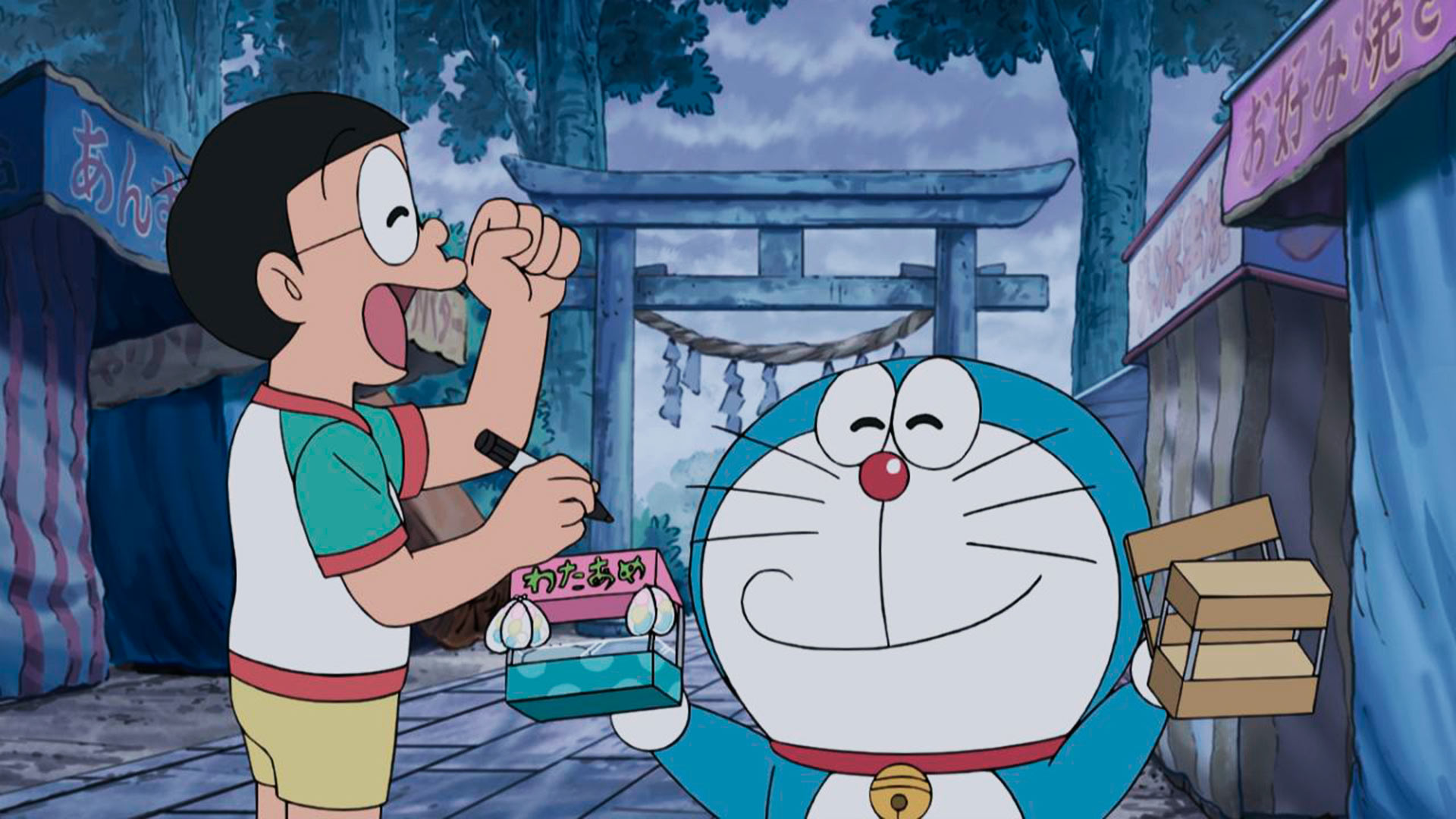 Nobita's Big Summer Festival Plan!; I Can't Study in the Sahara Desert