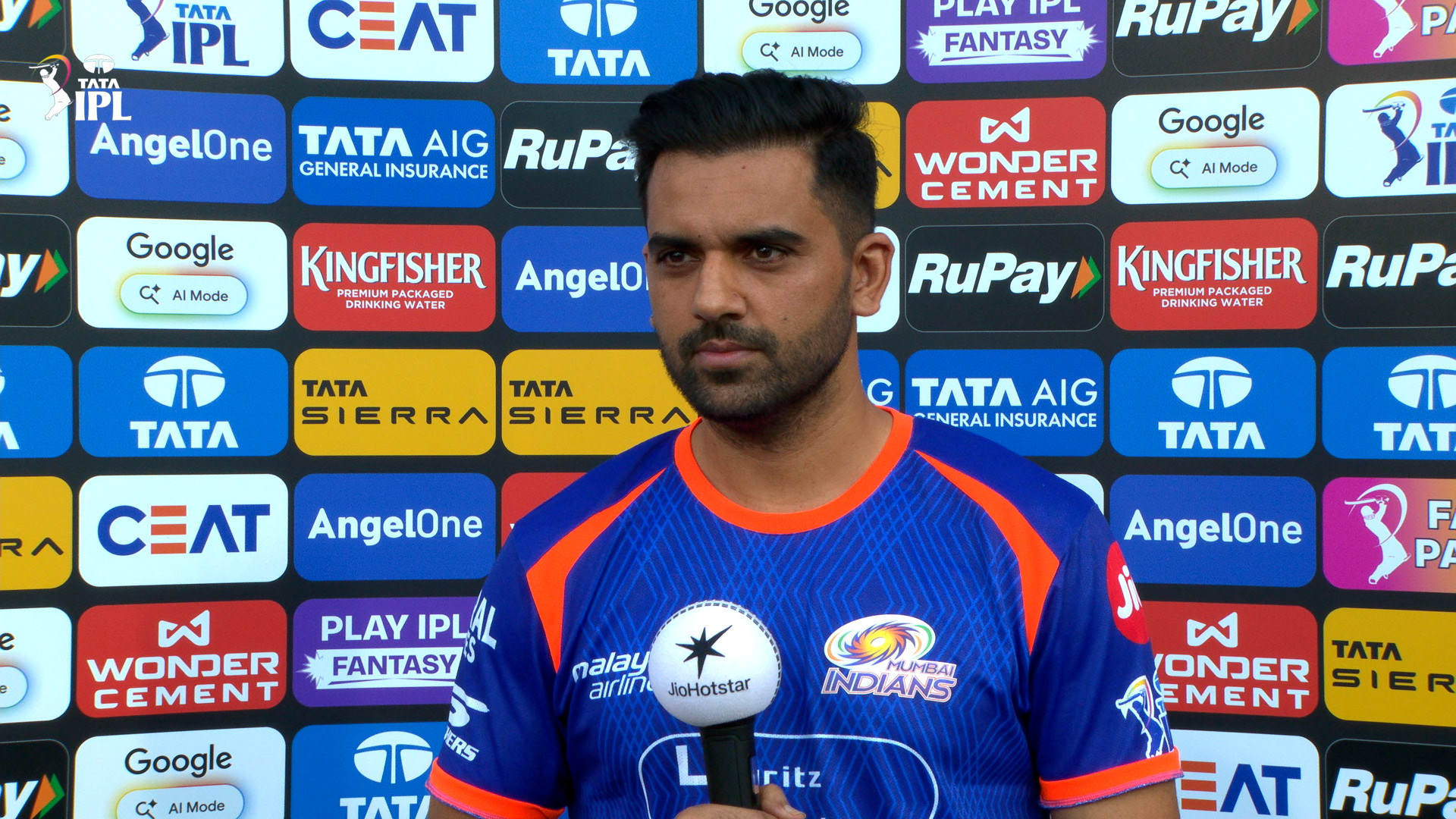 D Chahar Gear Up for PBKS Clash