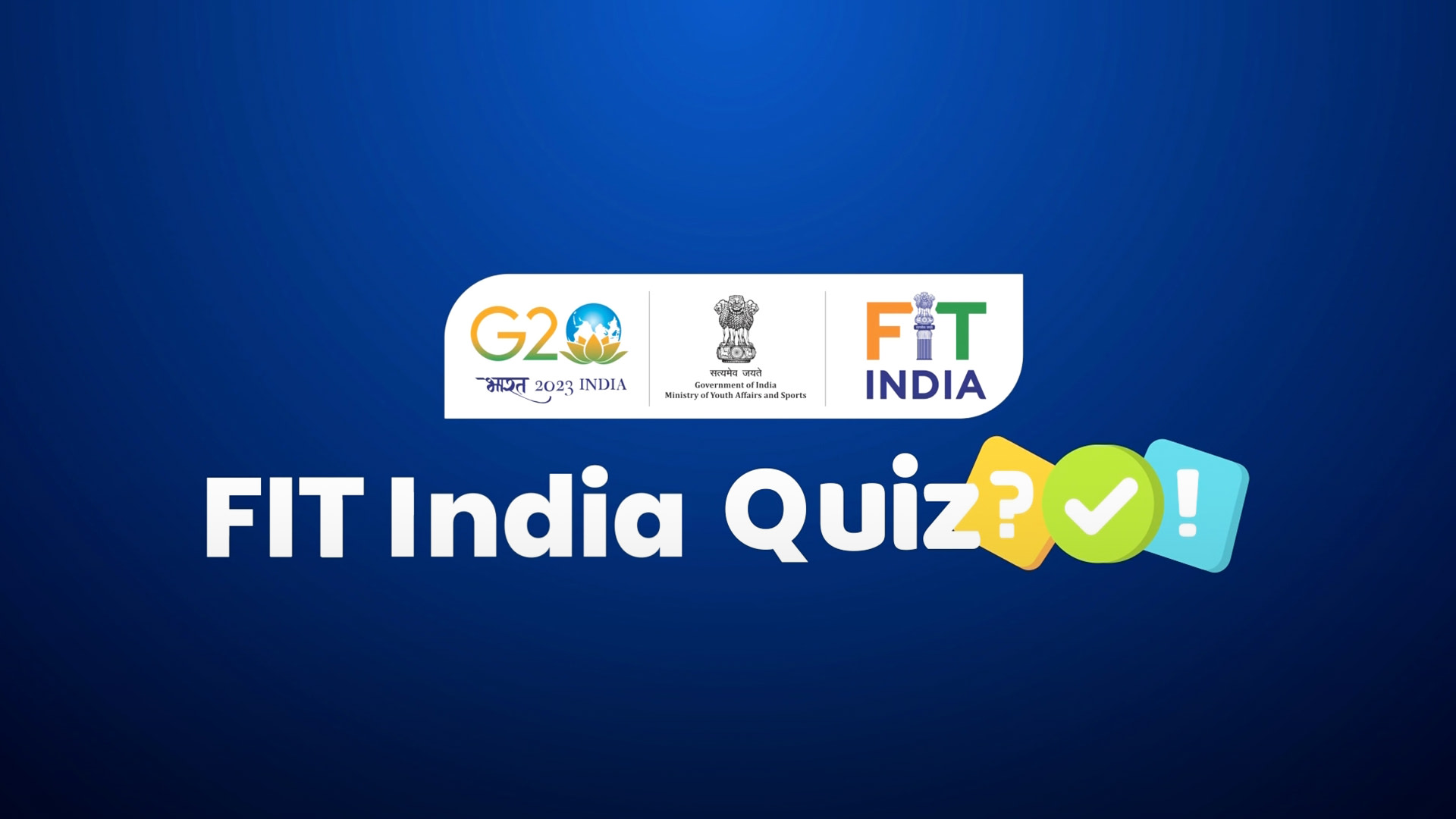Fit India Quiz