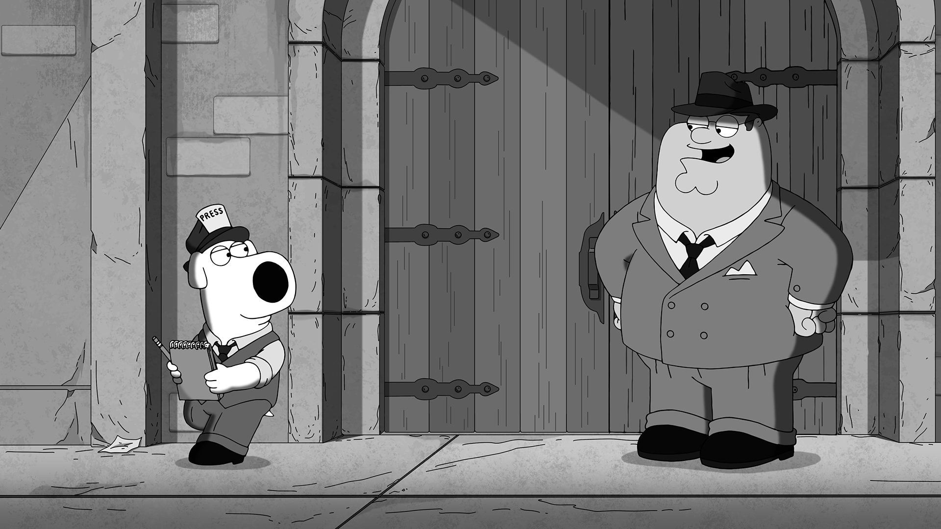 T-shirt Family Guy Noir - Modèle Petit Avec Peter, Stewie, Brian, Chris, Taille S, Neuf Sans étiquette