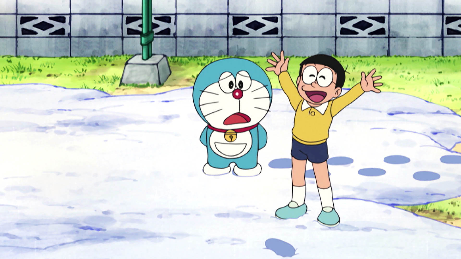 A Warm Snow Fight / Suneo Works At the Goda Family