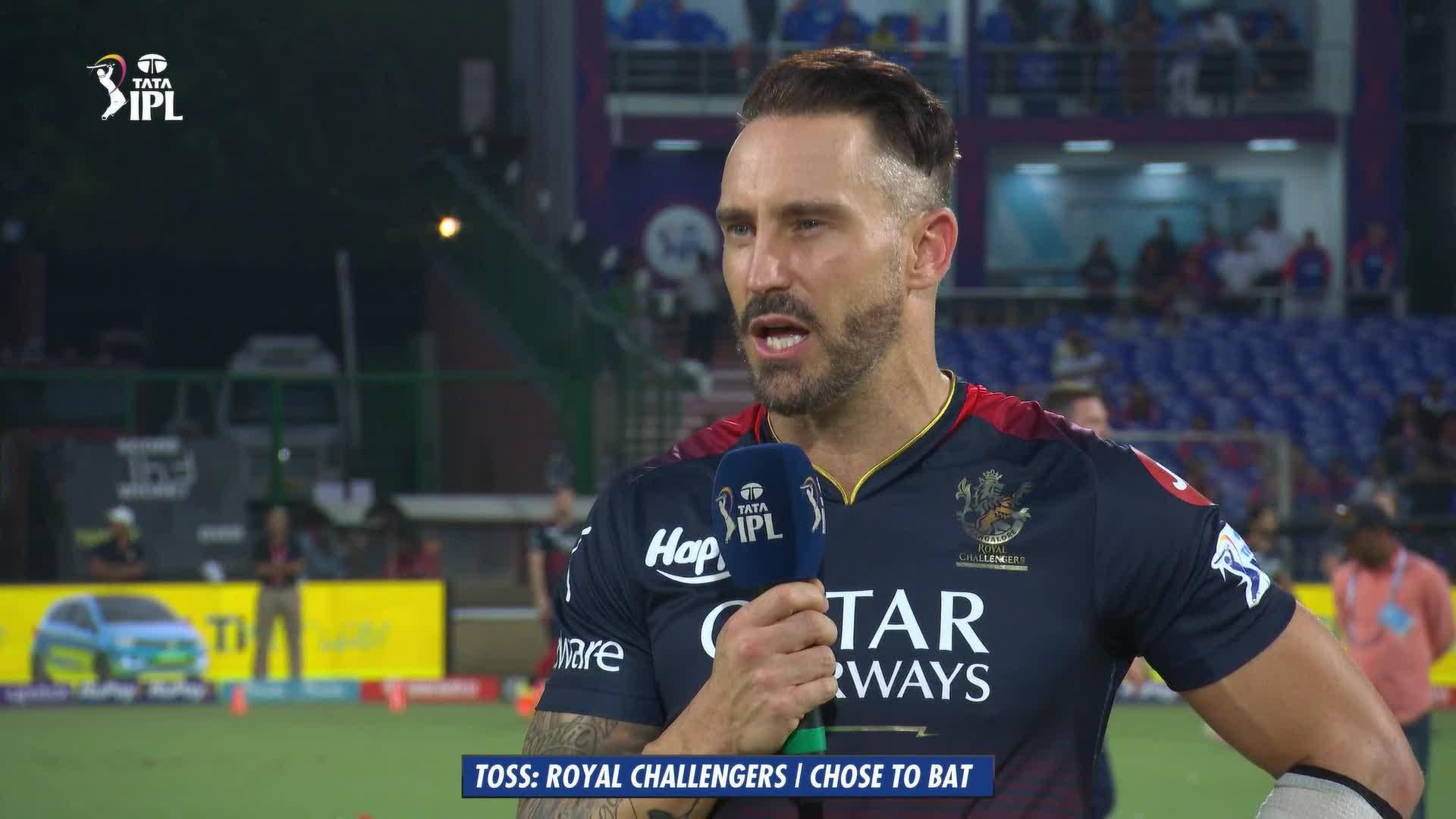 RCB Opt To Bat vs DC