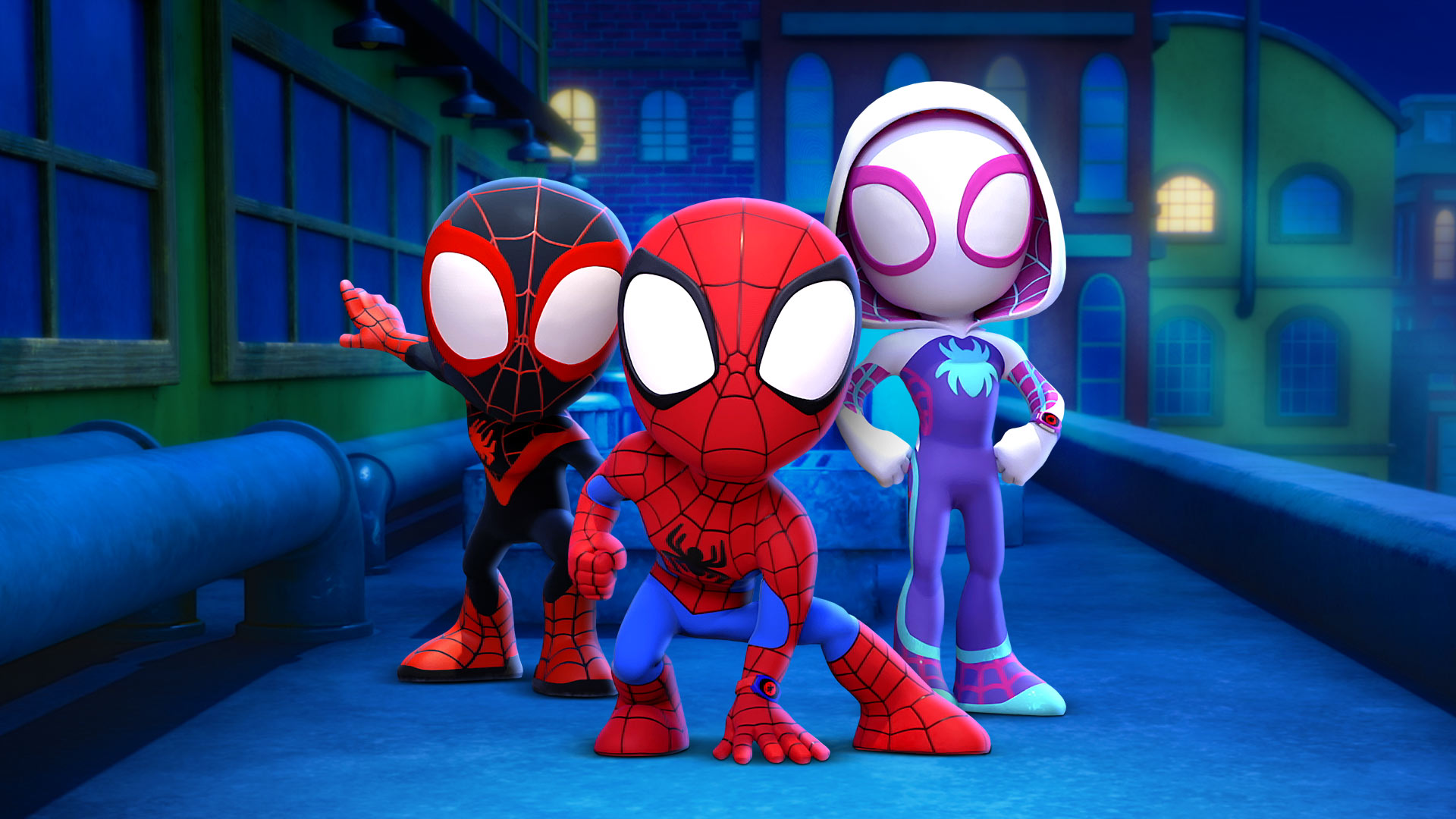 Meet Spidey and His Amazing Friends on Disney+ Qatar | English Arabic ...