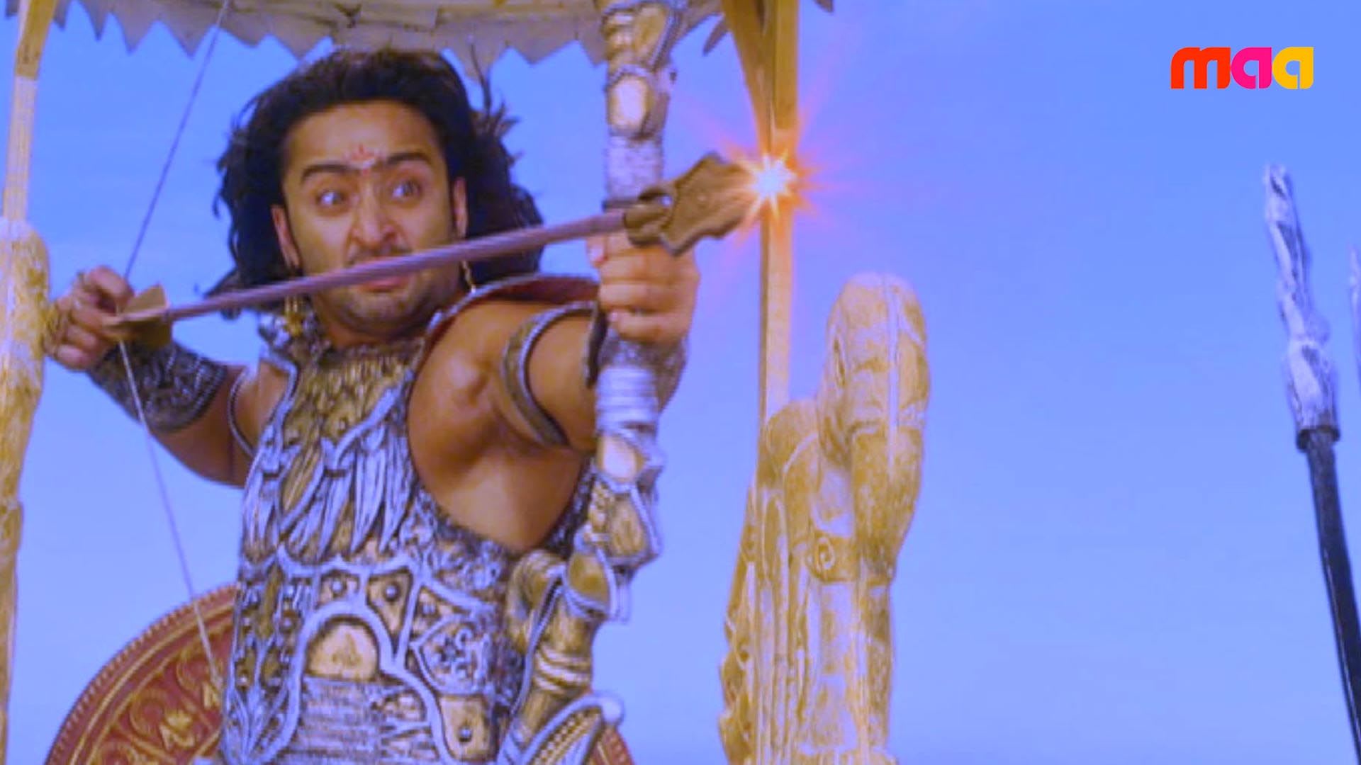 Arjun Shoots An Arrow At Karna