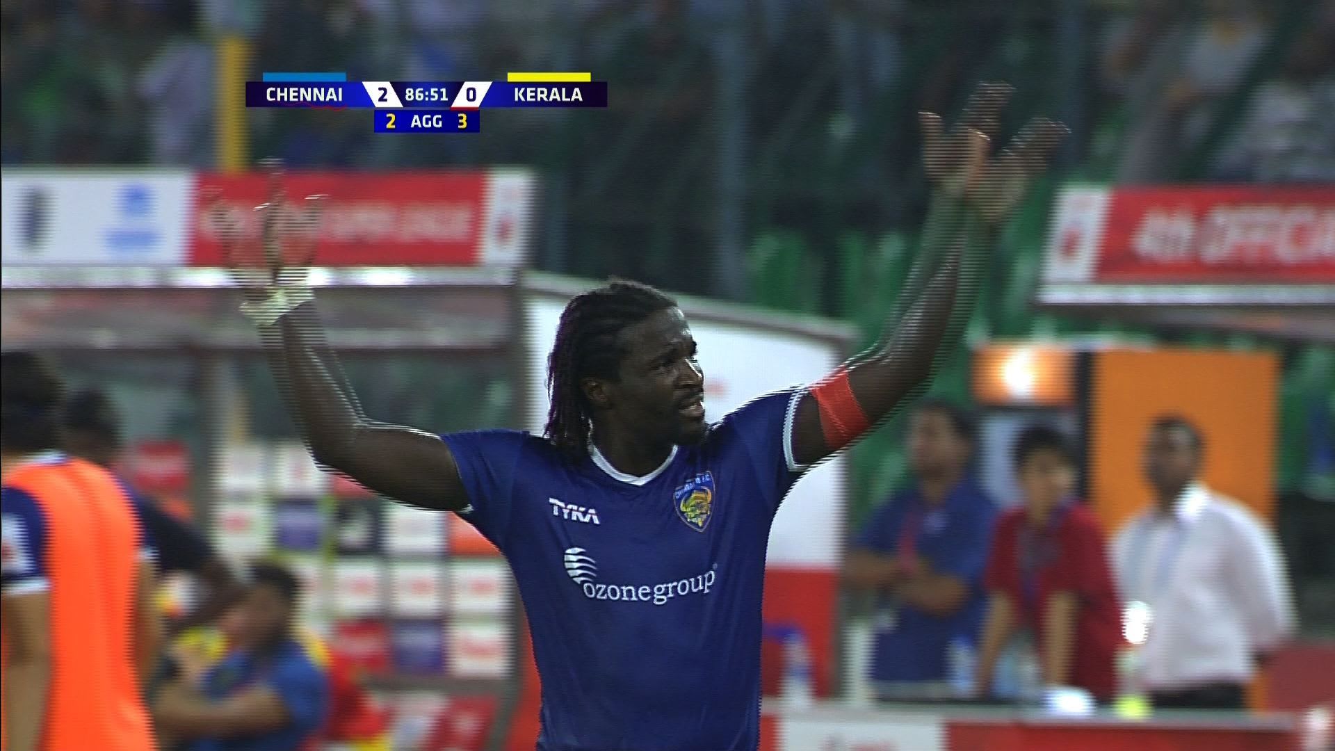 Hero ISL 2014: Chennaiyin FC vs Kerala Blasters FC: Bernard Mendy individual highlights