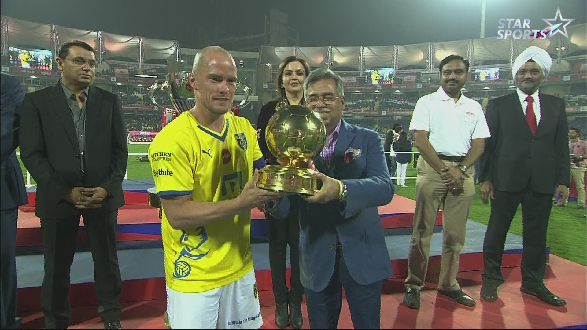 Best Player of Hero ISL: Kerala's Iain Hume