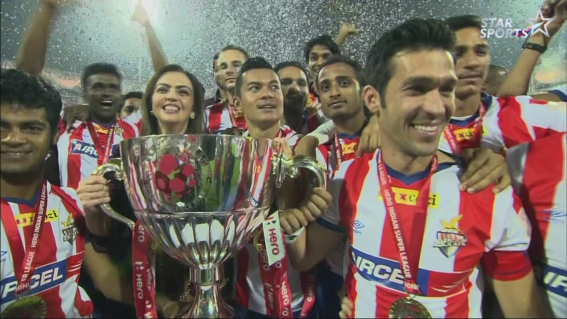 Atletico's crowning and celebrations