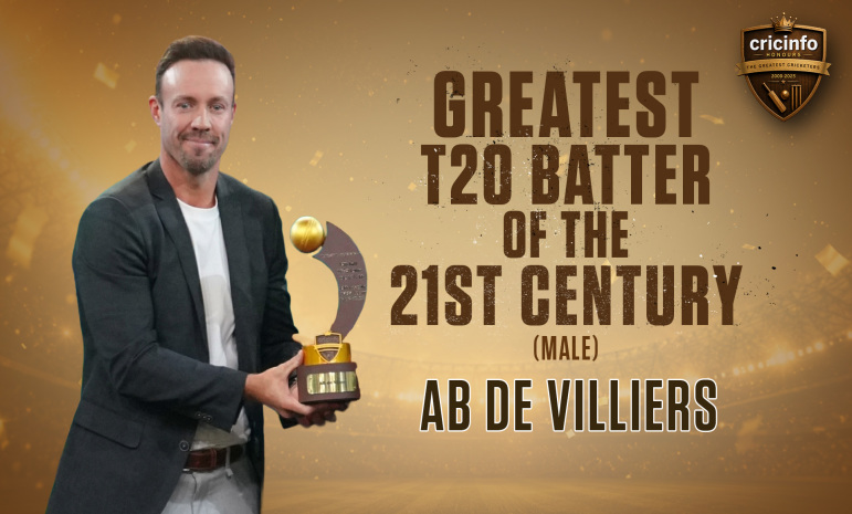 The greatest T20 batter of the century - AB de Villiers | Cricinfo