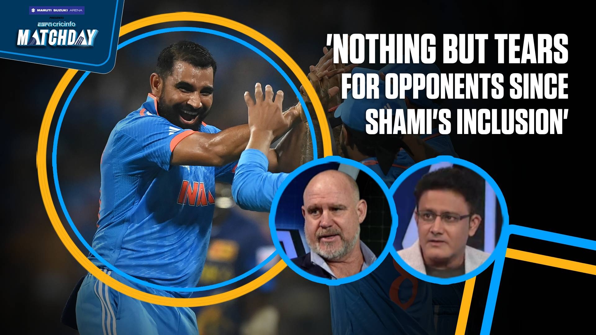 ICC Cricket World Cup - Mohammed Shami, Mohammed Siraj, Jasprit Bumrah ...